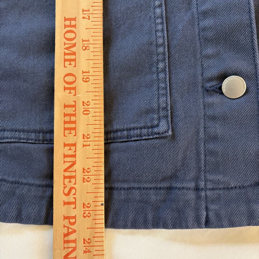 Sonoma Life+Style Women's Blue Jacket Button Front Pockets Size Medium - Picture 11 of 12